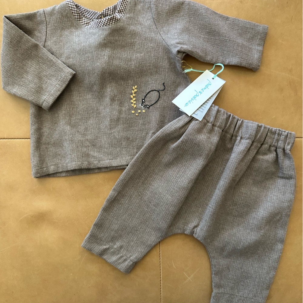 Poeme & Poesie Heirloom Handcrafted Babywear NWT 0-3M